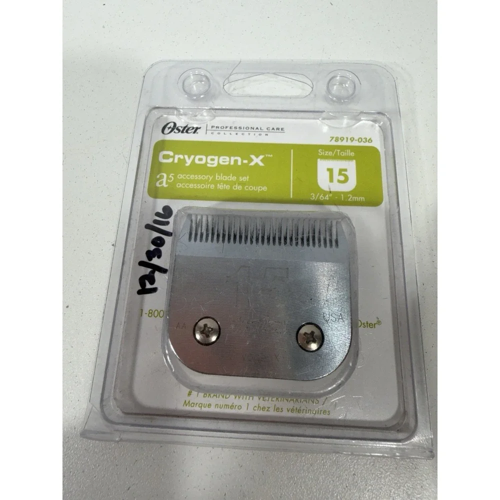 Oster Cryogen-X Accessory Blade Set Size 15, 3/64
